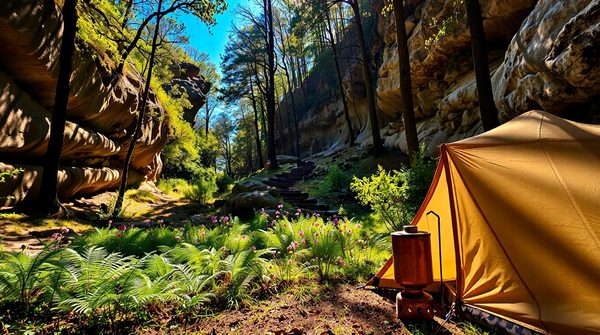 Explore the beauty of camping Fontainebleau